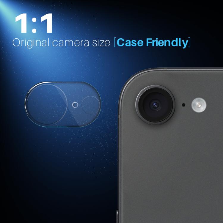 For iPhone 16e NORTHJO Camera Lens Protector 3D HD Tempered Glass Film(Clear) - iPhone 16e Tempered Glass by NORTHJO | Online Shopping UK | buy2fix