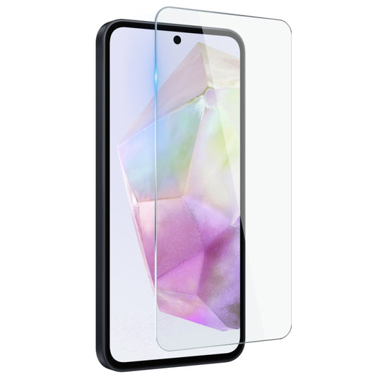 For Samsung Galaxy A35 5G NORTHJO 3 in 1 TPU Phone Case with Screen Protector and Lens Film(Transparent) - Galaxy Phone Cases by NORTHJO | Online Shopping UK | buy2fix