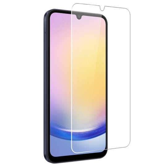 For Samsung Galaxy A25 5G NORTHJO 3 in 1 TPU Phone Case with Screen Protector and Lens Film(Transparent) - Galaxy Phone Cases by NORTHJO | Online Shopping UK | buy2fix