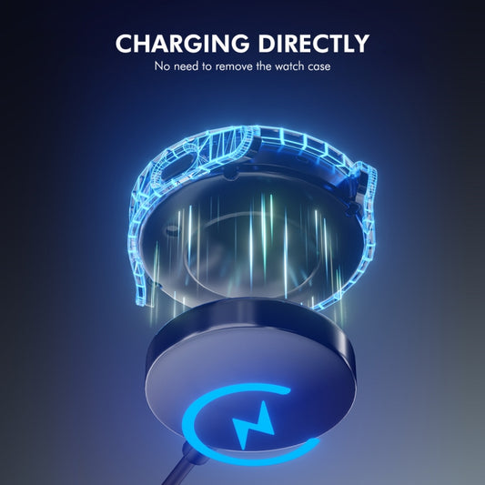 For Samsung Galaxy Watch7 44mm ENKAY Hat-Prince Full Coverage Electroplated Soft TPU Case with Screen Protection(Rose Gold) by ENKAY