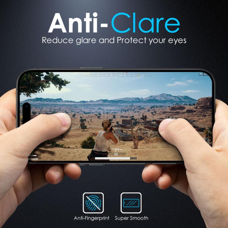 For iPhone Air NORTHJO Matte Silkscreen Anti-Fingerprint Tempered Glass Film - iPhone Air Tempered Glass by NORTHJO | Online Shopping UK | buy2fix