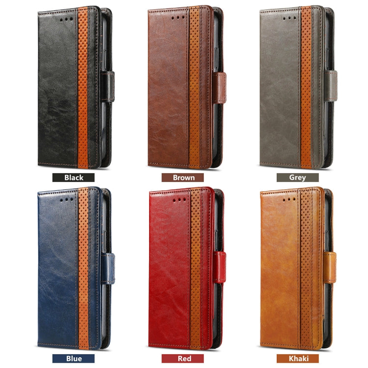 For Nothing CMF Phone 1 CaseNeo Splicing Dual Magnetic Buckle Leather Phone Case(Red) - Nothing Cases by buy2fix | Online Shopping UK | buy2fix