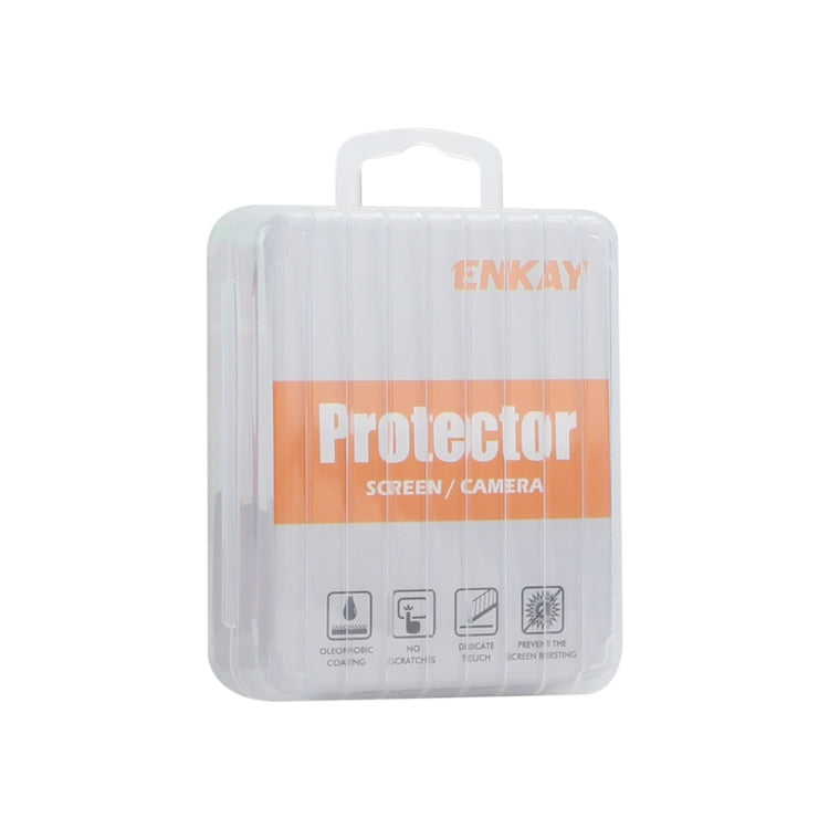 For iPhone 16 / 16 Plus ENKAY AR Anti-reflection Individual Diamond Ring Camera Lens Glass Full Film(Colorful) by ENKAY