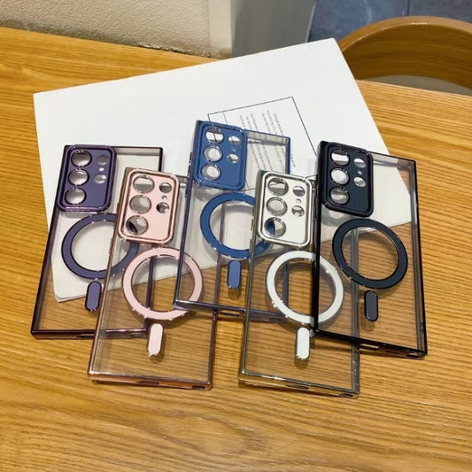 For Samsung Galaxy S22 5G Imitation Original Magsafe TPU Phone Case(Black) by buy2fix