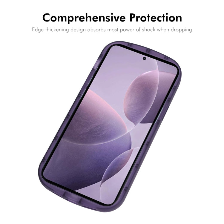 For Redmi K70 / K70 Pro ENKAY Hat-Prince Translucent Matte TPU Shockproof Phone Case(Purple) - Xiaomi Cases by ENKAY | Online Shopping UK | buy2fix