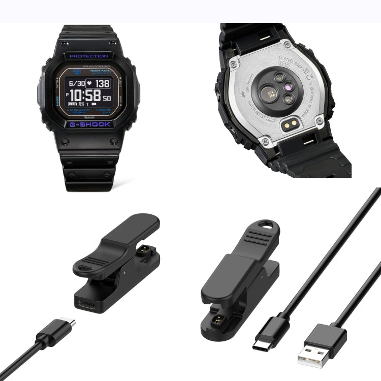 For Casio Watch G-SHOCK GBD-H2000 USB Interface Smart Watch Charging Cable Charging Clip - Charger by buy2fix | Online Shopping UK | buy2fix
