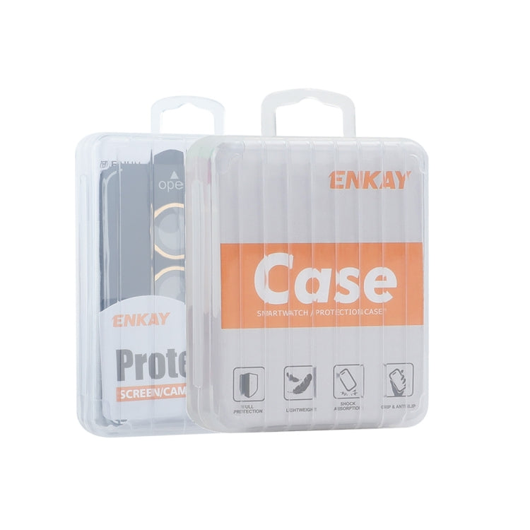 For OPPO Reno12 Global ENKAY Hat-Prince 9H Rear Camera Lens Aluminium Alloy Tempered Glass Film(Black) - OPPO Tempered Glass by ENKAY | Online Shopping UK | buy2fix