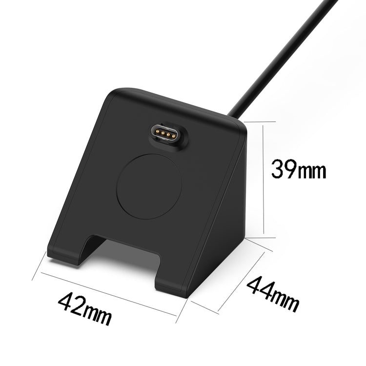 For Garmin Fenix 8 AMOLED USB Interface Vertical Watch Charger, Length: 1m(Black) - Charger by buy2fix | Online Shopping UK | buy2fix
