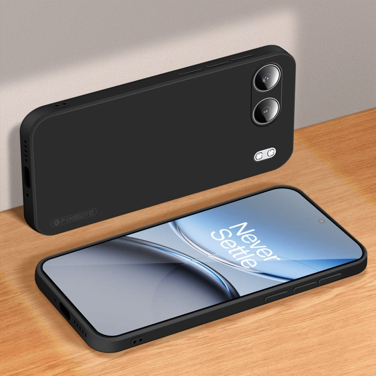 For OnePlus Nord 4 PINWUYO Sense Series Liquid Silicone TPU Phone Case(Black) - Nord 4 Cases by PINWUYO | Online Shopping UK | buy2fix