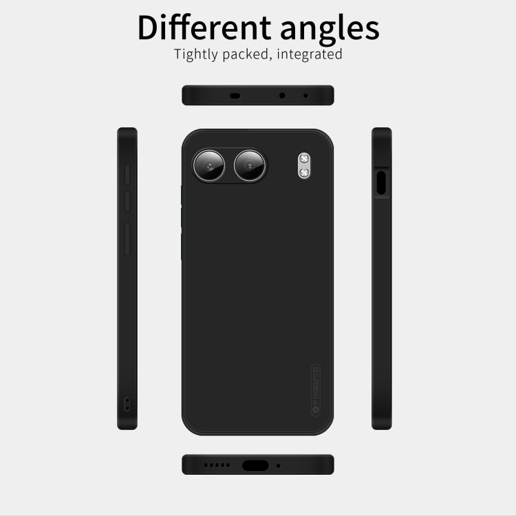 For OnePlus Nord 4 PINWUYO Sense Series Liquid Silicone TPU Phone Case(Black) - Nord 4 Cases by PINWUYO | Online Shopping UK | buy2fix