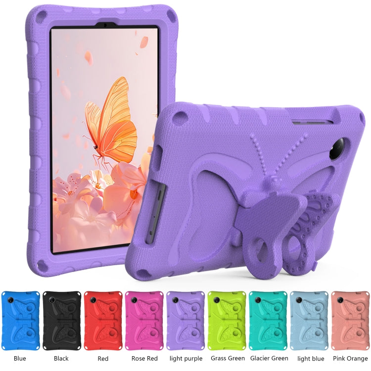 For Xiaomi Redmi Pad SE 8.7 2024 Butterfly Bracket EVA Shockproof Tablet Case(Light Purple) by buy2fix