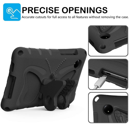 For Xiaomi Redmi Pad SE 8.7 2024 Butterfly Bracket EVA Shockproof Tablet Case(Black) by buy2fix
