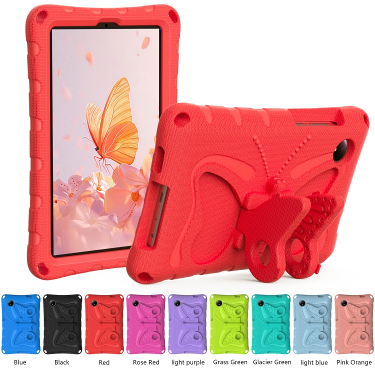 For Xiaomi Redmi Pad SE 8.7 2024 Butterfly Bracket EVA Shockproof Tablet Case(Red) by buy2fix