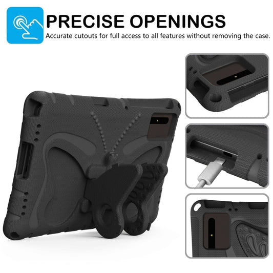 For Huawei MatePad SE 11 2024 Butterfly Bracket EVA Shockproof Tablet Case(Black) by buy2fix