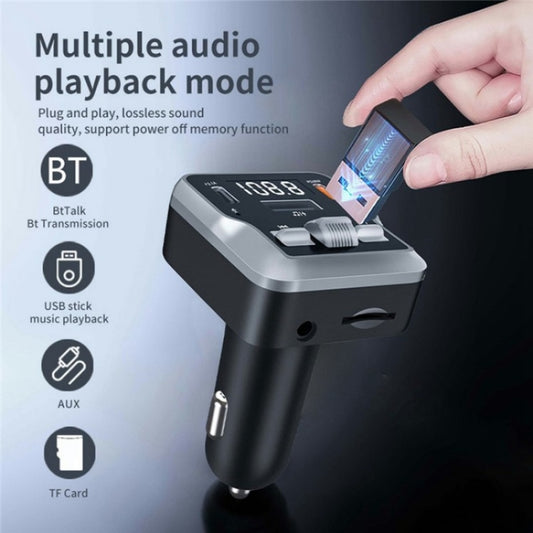 C64 MP3 Music Player Bluetooth 5.3 PD 30W Car Charger Handsfree Calling Audio Receiver by buy2fix