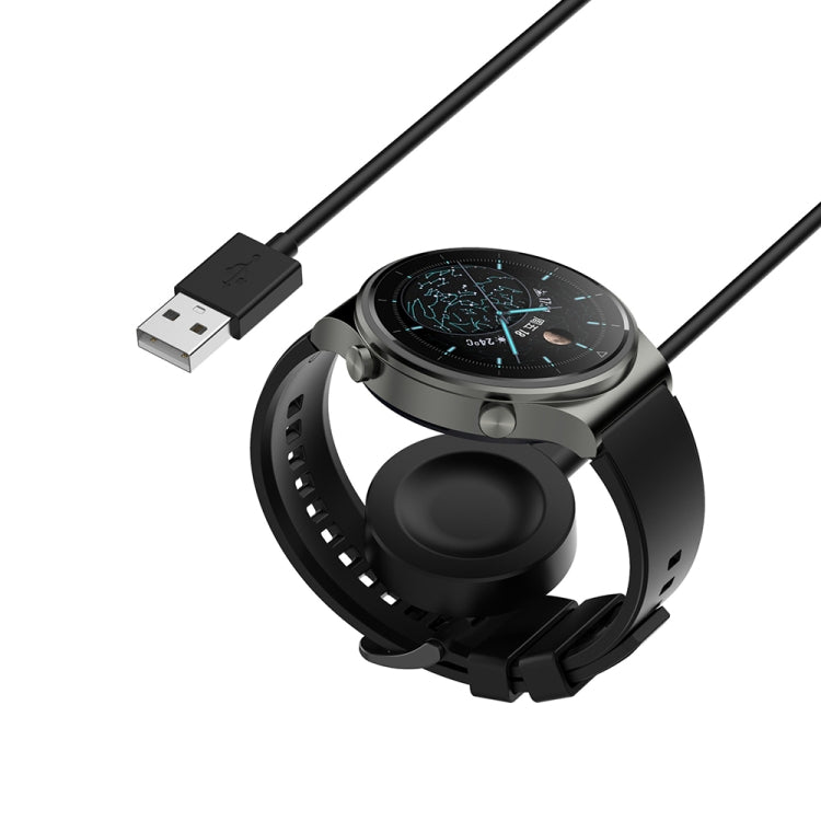 For Huawei Watch GT5 41mm USB Interface Split Type Smart Watch Charging Cable, Length: 1m(Black) - Charger by buy2fix | Online Shopping UK | buy2fix