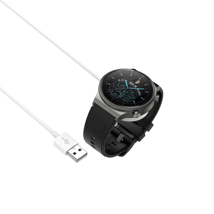 For Huawei Watch GT5 41mm USB Interface Integrated Smart Watch Charging Cable, Length: 1m(White) - Charger by buy2fix | Online Shopping UK | buy2fix