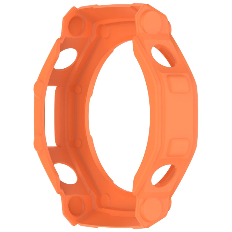 For Amazfit T-Rex3 Armor Hollow TPU Half Coverage Watch Case(Orange) - Watch Cases by buy2fix | Online Shopping UK | buy2fix