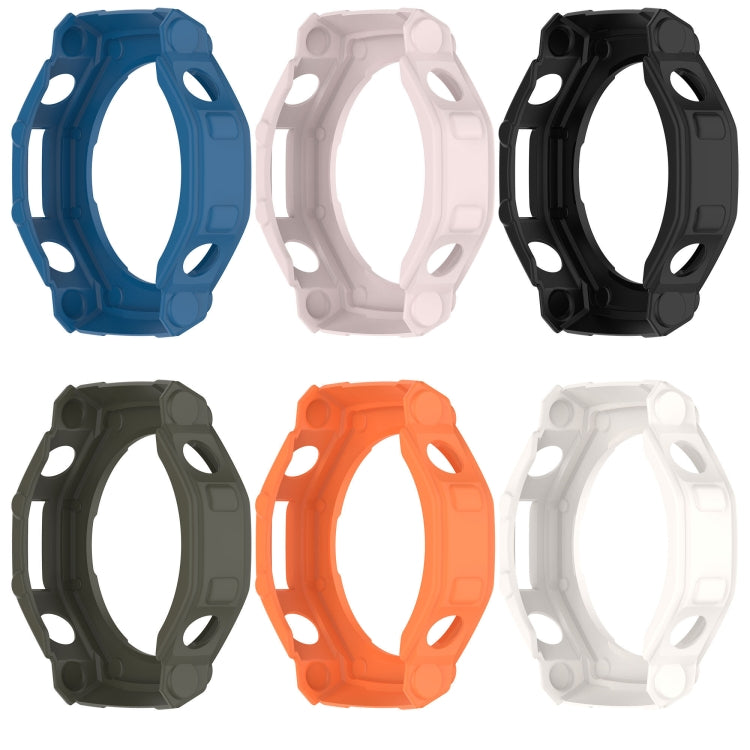 For Amazfit T-Rex3 Armor Hollow TPU Half Coverage Watch Case(Black) - Watch Cases by buy2fix | Online Shopping UK | buy2fix