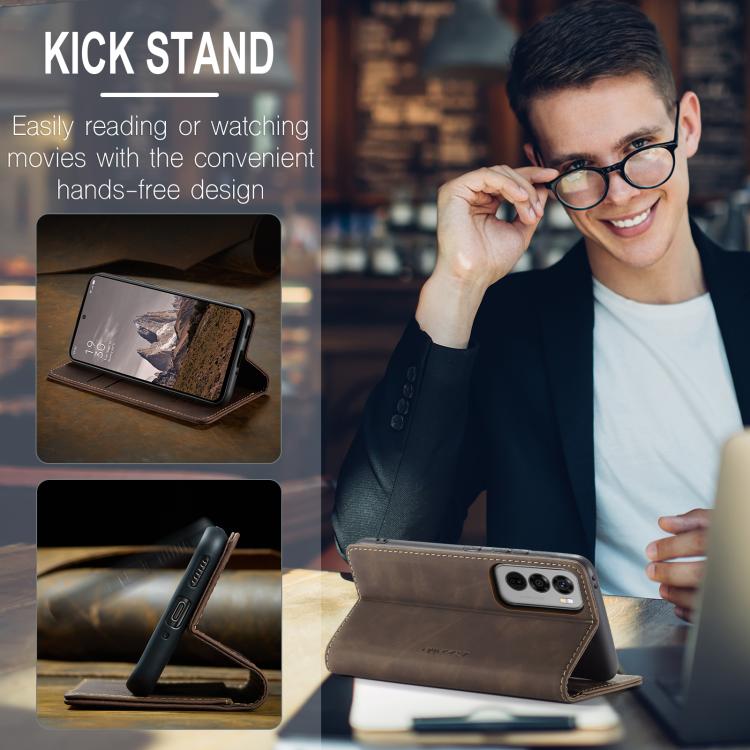For OPPO Reno12 5G Global CaseMe 013 Multifunctional Horizontal Flip Leather Phone Case(Coffee) - OPPO Cases by CaseMe | Online Shopping UK | buy2fix