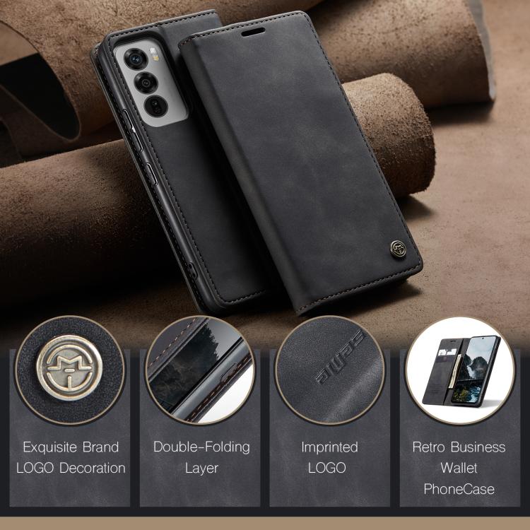For OPPO Reno12 5G Global CaseMe 013 Multifunctional Horizontal Flip Leather Phone Case(Black) - OPPO Cases by CaseMe | Online Shopping UK | buy2fix