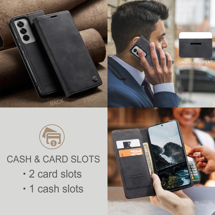 For OPPO Reno12 5G Global CaseMe 013 Multifunctional Horizontal Flip Leather Phone Case(Black) - OPPO Cases by CaseMe | Online Shopping UK | buy2fix