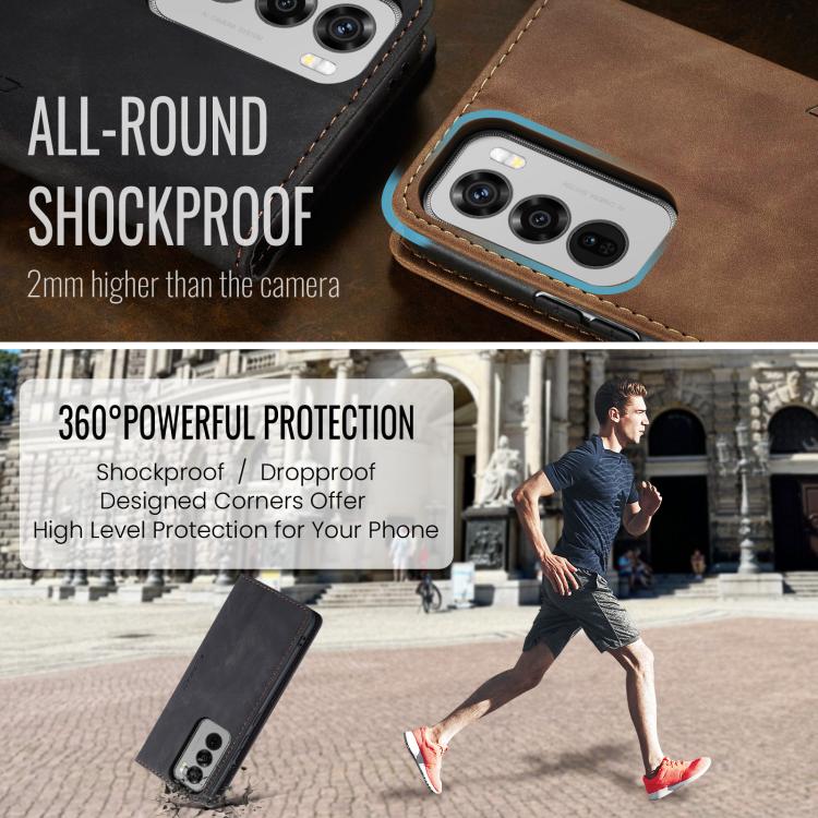 For OPPO Reno12 Pro 5G Global CaseMe 013 Multifunctional Horizontal Flip Leather Phone Case(Black) - OPPO Cases by CaseMe | Online Shopping UK | buy2fix