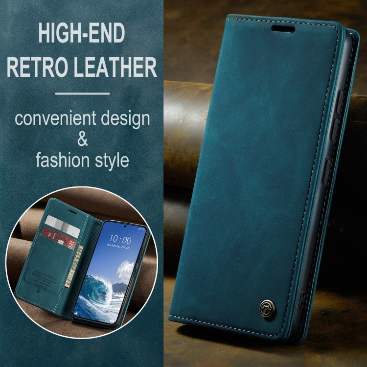 For Xiaomi 14T CaseMe 013 Multifunctional Horizontal Flip Leather Phone Case(Blue) - Xiaomi Cases by CaseMe | Online Shopping UK | buy2fix