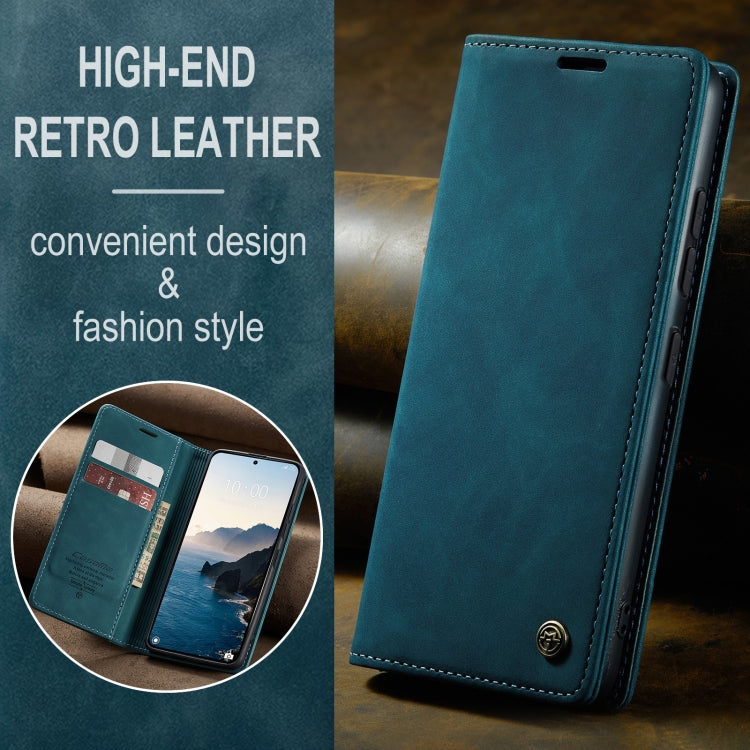For Xiaomi 14T Pro CaseMe 013 Multifunctional Horizontal Flip Leather Phone Case(Blue) - Xiaomi Cases by CaseMe | Online Shopping UK | buy2fix