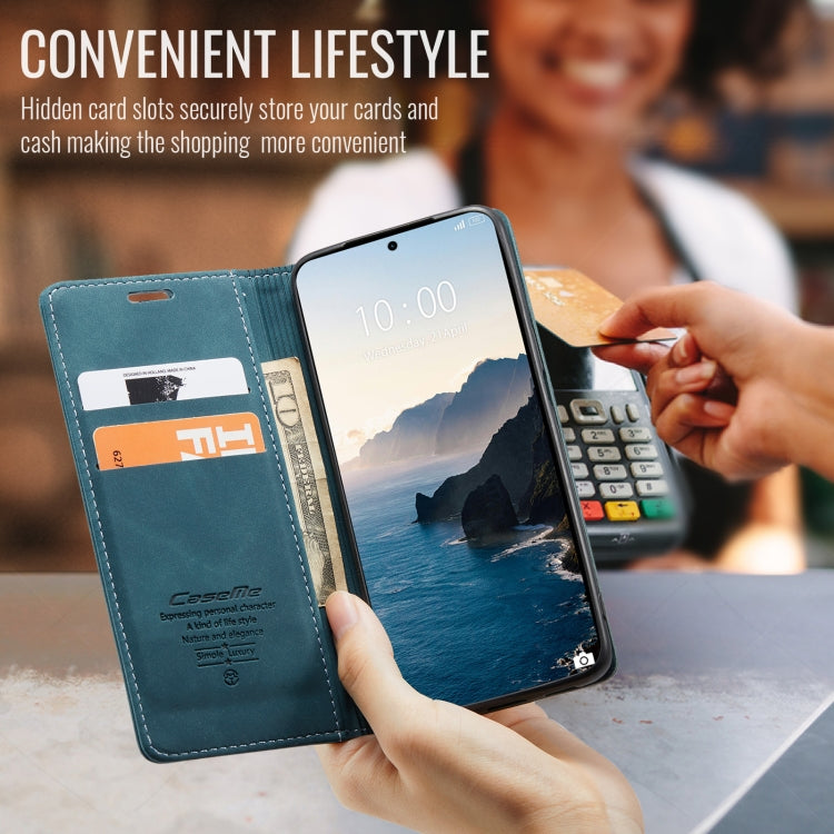 For Xiaomi 14T Pro CaseMe 013 Multifunctional Horizontal Flip Leather Phone Case(Blue) - Xiaomi Cases by CaseMe | Online Shopping UK | buy2fix