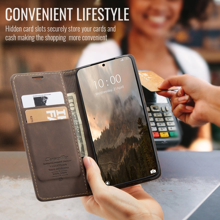 For Xiaomi 14T Pro CaseMe 013 Multifunctional Horizontal Flip Leather Phone Case(Coffee) - Xiaomi Cases by CaseMe | Online Shopping UK | buy2fix