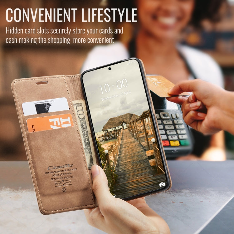 For Xiaomi 14T Pro CaseMe 013 Multifunctional Horizontal Flip Leather Phone Case(Brown) - Xiaomi Cases by CaseMe | Online Shopping UK | buy2fix