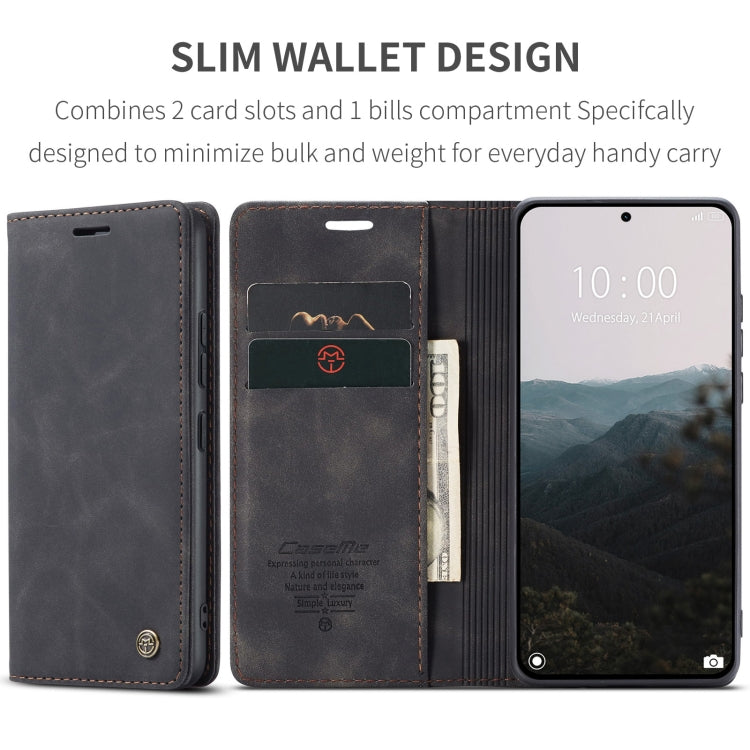For Xiaomi 14T Pro CaseMe 013 Multifunctional Horizontal Flip Leather Phone Case(Black) - Xiaomi Cases by CaseMe | Online Shopping UK | buy2fix