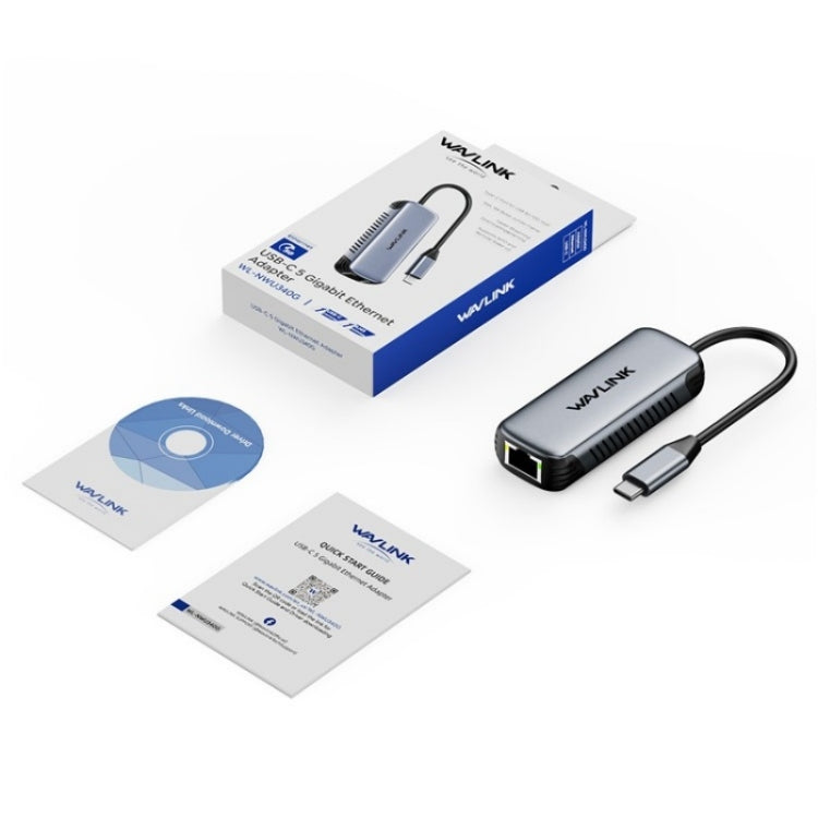 WAVLINK NWU340G 5Gbps Wired Network Converter USB-C to RJ45 Gigabit Ethernet Adapter by WAVLINK