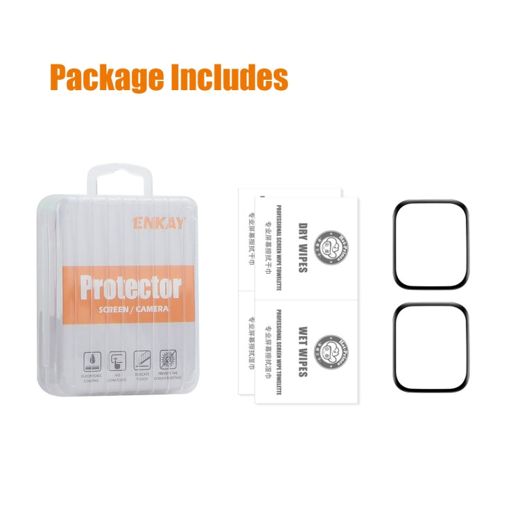 For Honor Watch 5 2pcs ENKAY 3D Full Coverage Soft PC Edge PMMA HD Screen Film - Screen Protector by ENKAY | Online Shopping UK | buy2fix