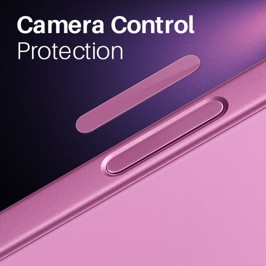 For iPhone 16 / 16 Plus / 16 Pro / 16 Pro Max NORTHJO 2Pcs Camera Control Button Protector Tempered Glass Film(Pink) - iPhone 16 Pro Max Tempered Glass by NORTHJO | Online Shopping UK | buy2fix