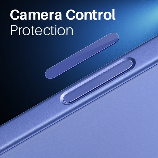 For iPhone 16 / 16 Plus / 16 Pro / 16 Pro Max NORTHJO 2Pcs Camera Control Button Protector Tempered Glass Film(Blue) - iPhone 16 Pro Max Tempered Glass by NORTHJO | Online Shopping UK | buy2fix