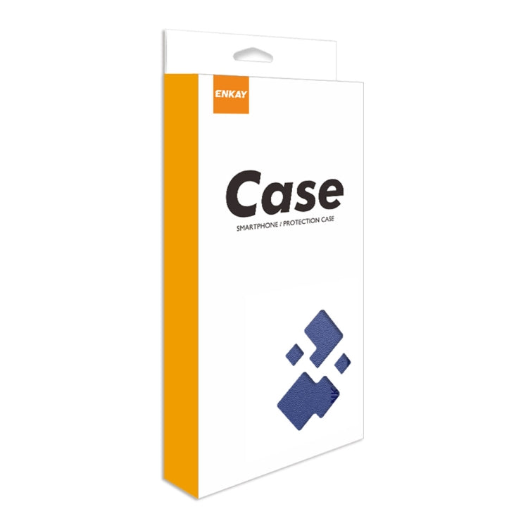 For Samsung Galaxy S24+ 5G ENKAY Hat-Prince Card Slot Wallet TPU Back Leather Phone Case with Lens Film(Dark Blue) - Galaxy S24+ 5G Cases by ENKAY | Online Shopping UK | buy2fix