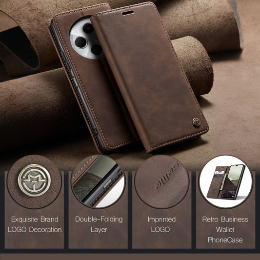 For Redmi 14C CaseMe 013 Multifunctional Horizontal Flip Leather Phone Case(Coffee) by CaseMe