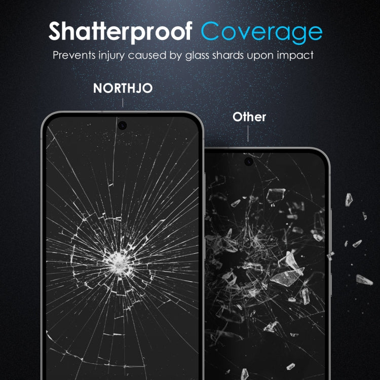 For Samsung Galaxy S24 FE 5G NORTHJO A++ Screen Full Glue Silk Printing Tempered Glass Film - Galaxy S24 FE 5G Cases by NORTHJO | Online Shopping UK | buy2fix