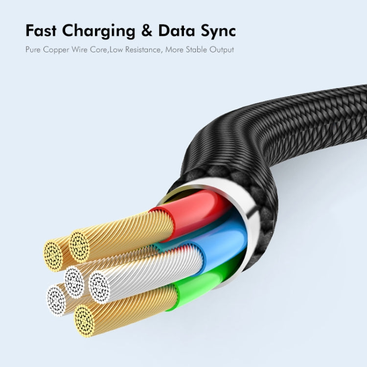 ENKAY ENK-CB170 USB C / Type-C to USB 2.0 B Printer Scanner Nylon Braided Cable, Length:0.5m by ENKAY