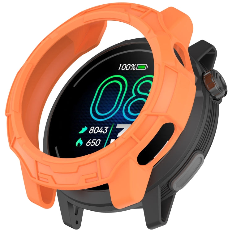 For COROS Pace Pro Armor Hollow TPU Half Coverage Watch Protective Case(Orange) - Watch Case by buy2fix | Online Shopping UK | buy2fix