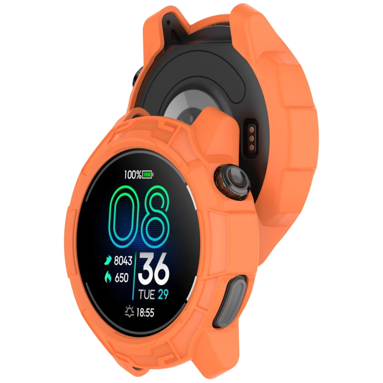 For COROS Pace Pro Armor Hollow TPU Half Coverage Watch Protective Case(Orange) - Watch Case by buy2fix | Online Shopping UK | buy2fix