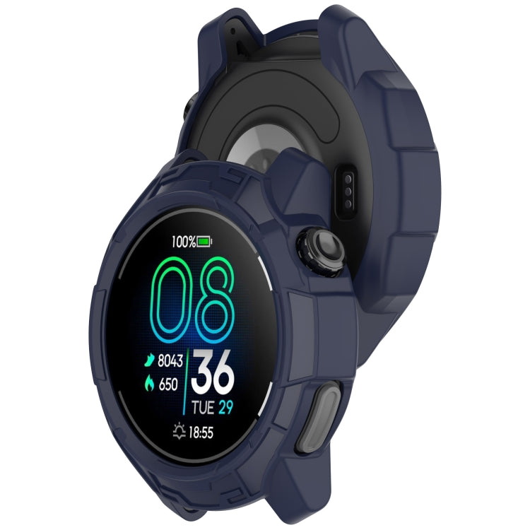 For COROS Pace Pro Armor Hollow TPU Half Coverage Watch Protective Case(Midnight Blue) - Watch Case by buy2fix | Online Shopping UK | buy2fix
