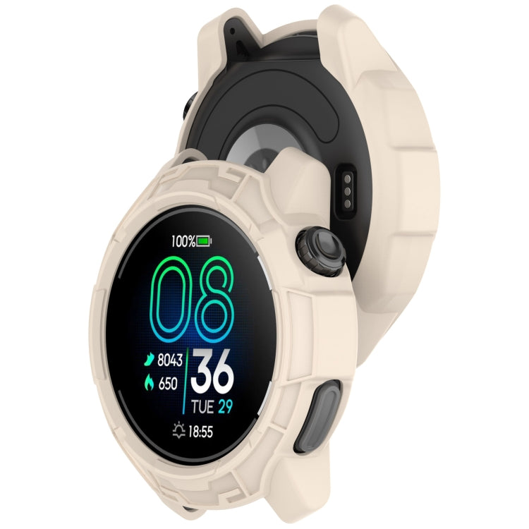 For COROS Pace Pro Armor Hollow TPU Half Coverage Watch Protective Case(Starlight) - Watch Case by buy2fix | Online Shopping UK | buy2fix