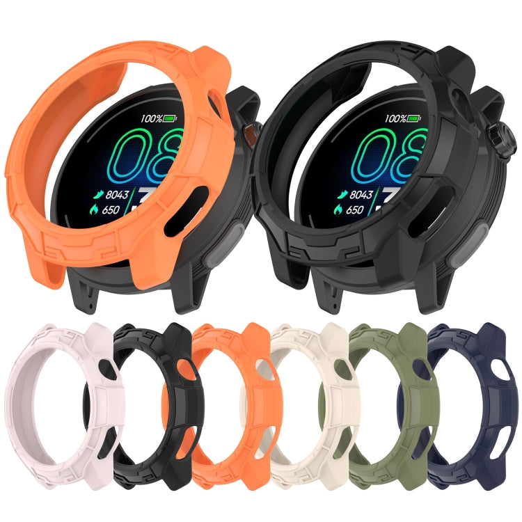 For COROS Pace Pro Armor Hollow TPU Half Coverage Watch Protective Case(Orange) - Watch Case by buy2fix | Online Shopping UK | buy2fix