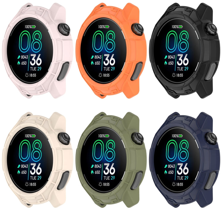 For COROS Pace Pro Armor Hollow TPU Half Coverage Watch Protective Case(Orange) - Watch Case by buy2fix | Online Shopping UK | buy2fix