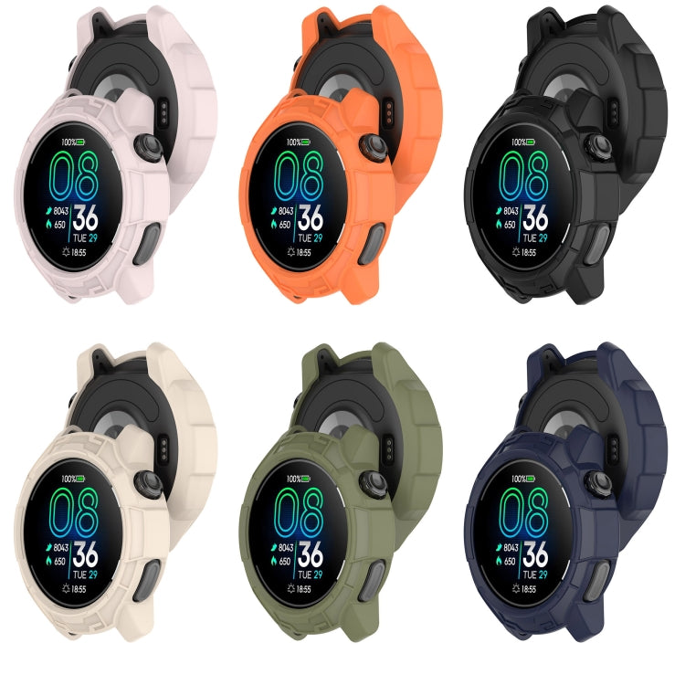 For COROS Pace Pro Armor Hollow TPU Half Coverage Watch Protective Case(Orange) - Watch Case by buy2fix | Online Shopping UK | buy2fix