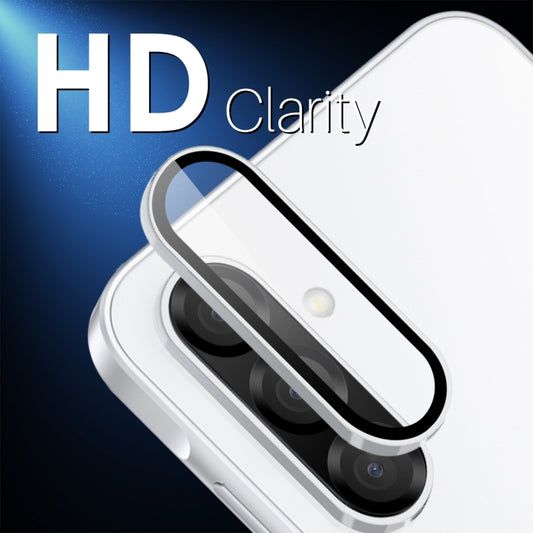 For Samsung Galaxy A26 5G NORTHJO Camera Lens Protector CD Metal Ring Tempered Glass Film(Silver) - Galaxy Tempered Glass by NORTHJO | Online Shopping UK | buy2fix