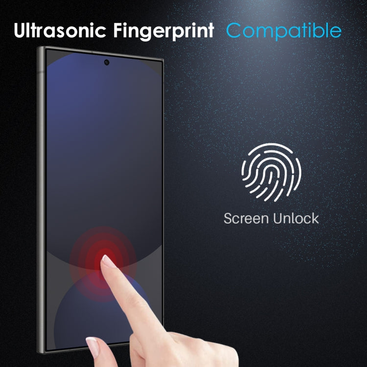 For Samsung Galaxy S25 Ultra 5G NORTHJO A++ Screen Full Glue Silk Printing Tempered Glass Film, Support Fingerprint Unlock - Galaxy S25 Ultra 5G Tempered Glass by NORTHJO | Online Shopping UK | buy2fix